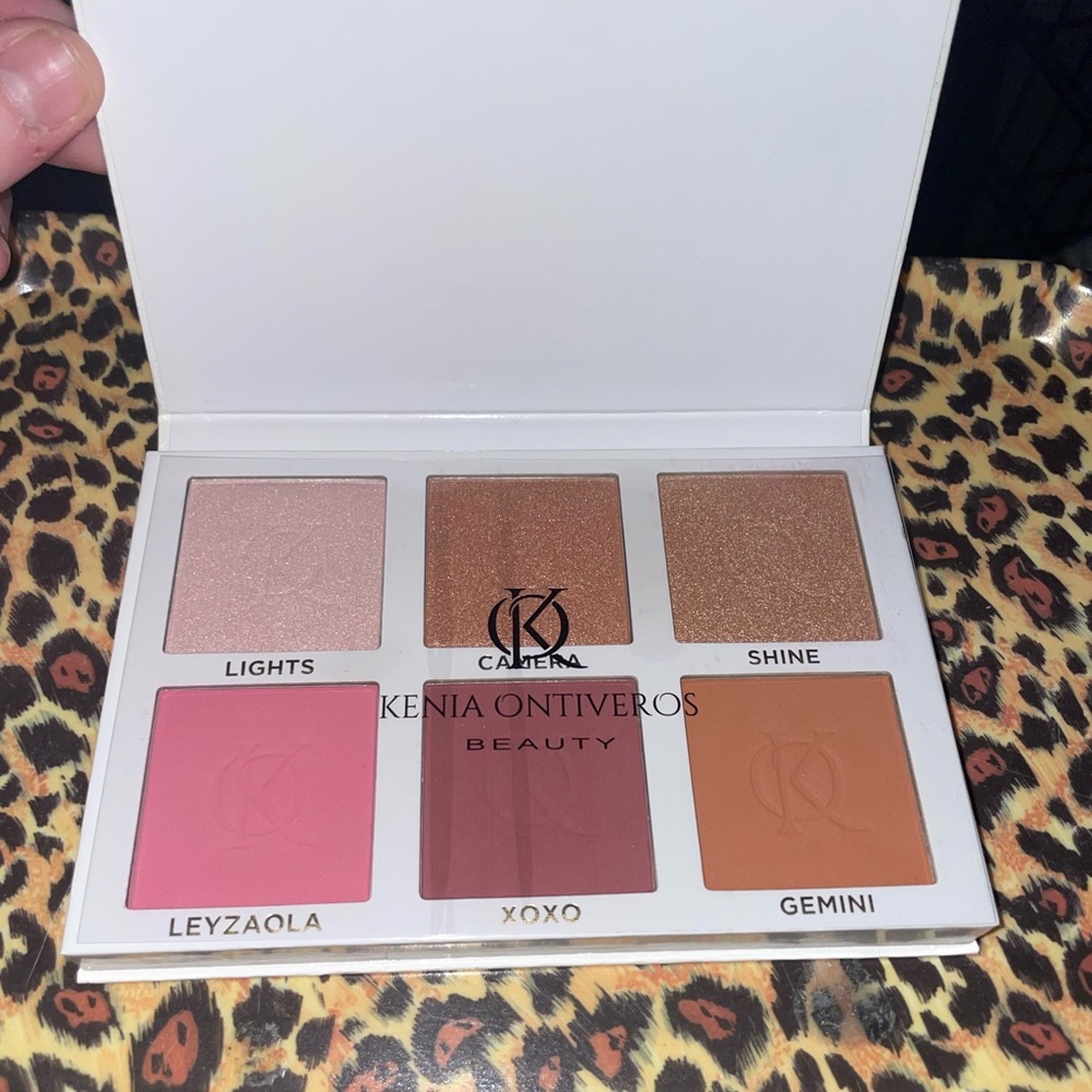 Kenia ontiviero blush and shine kit